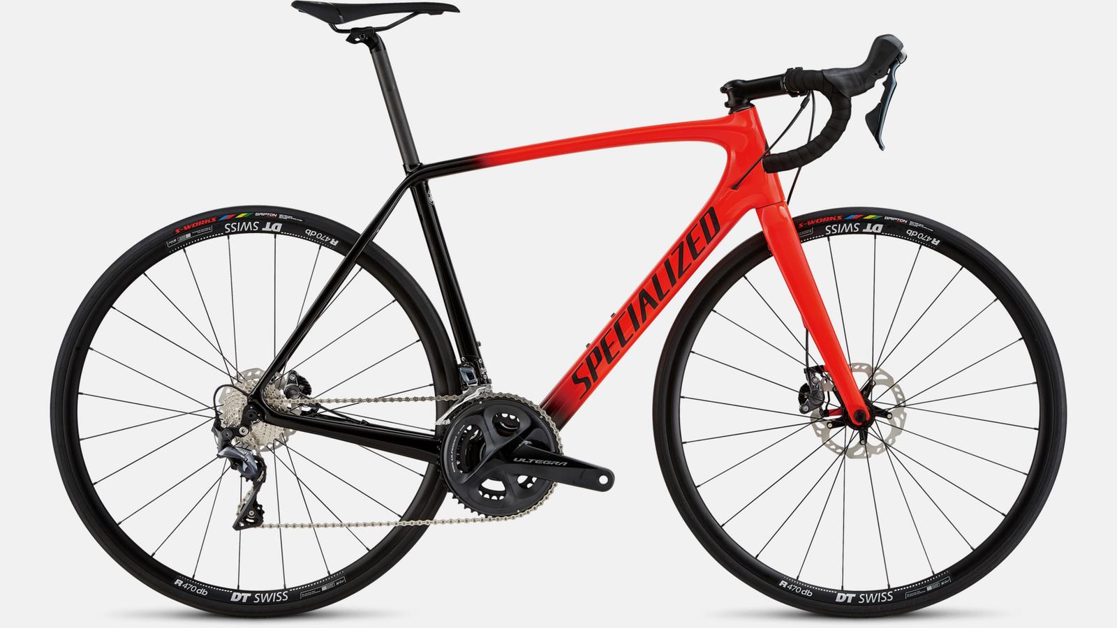 Paint for 2018 Specialized Men's Tarmac Comp Disc - Gloss Rocket Red
