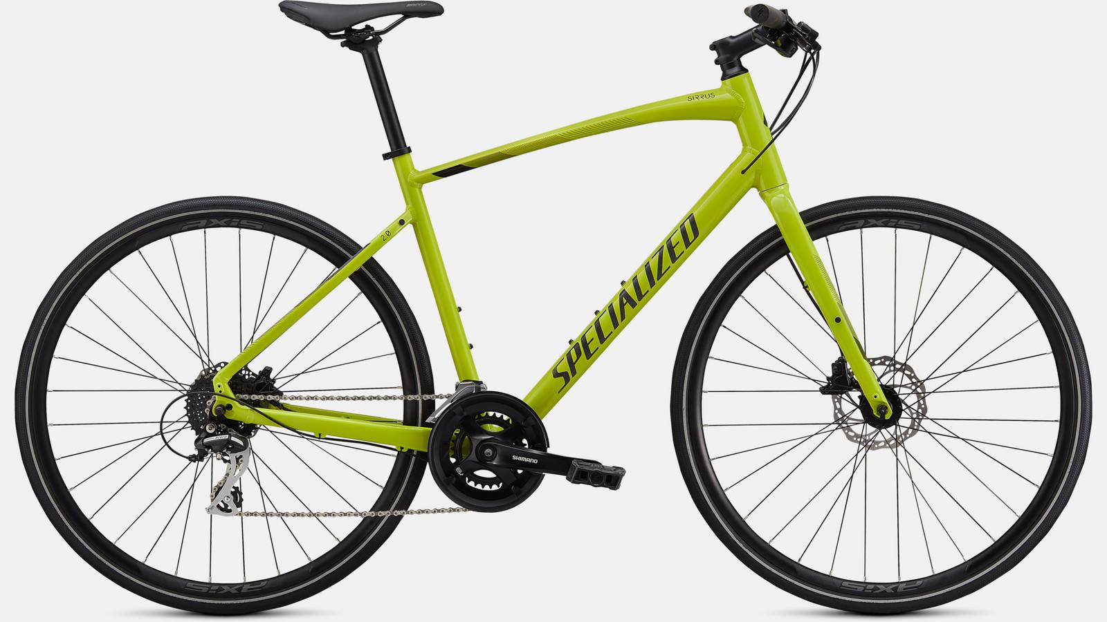 Paint for 2021 Specialized Sirrus 2.0 - Gloss Hyper Green