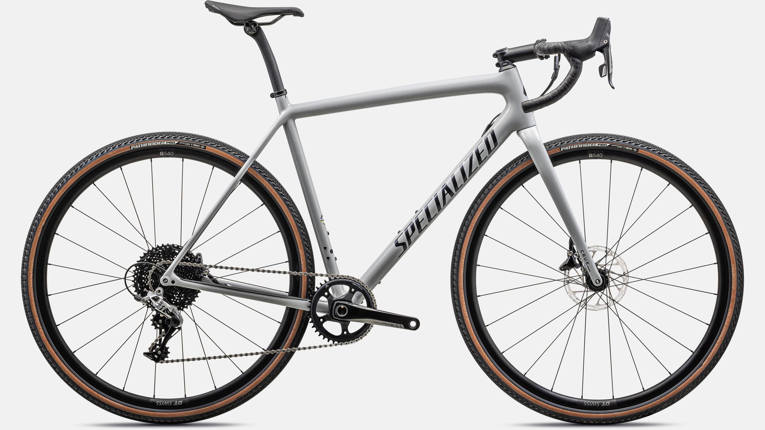 Paint for 2023 Specialized Crux Comp - Gloss Dove Grey