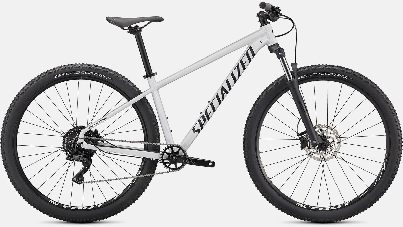 Paint for 2021 Specialized Rockhopper Comp 27.5 - Gloss Metallic White Silver