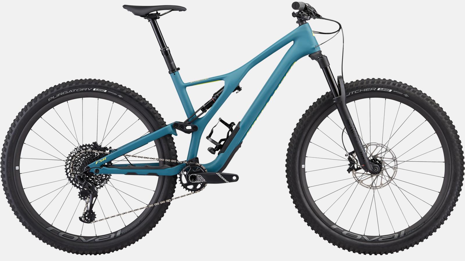 Paint for 2018 Specialized Men's Stumpjumper ST Expert 29 - Satin Dusty Turquoise