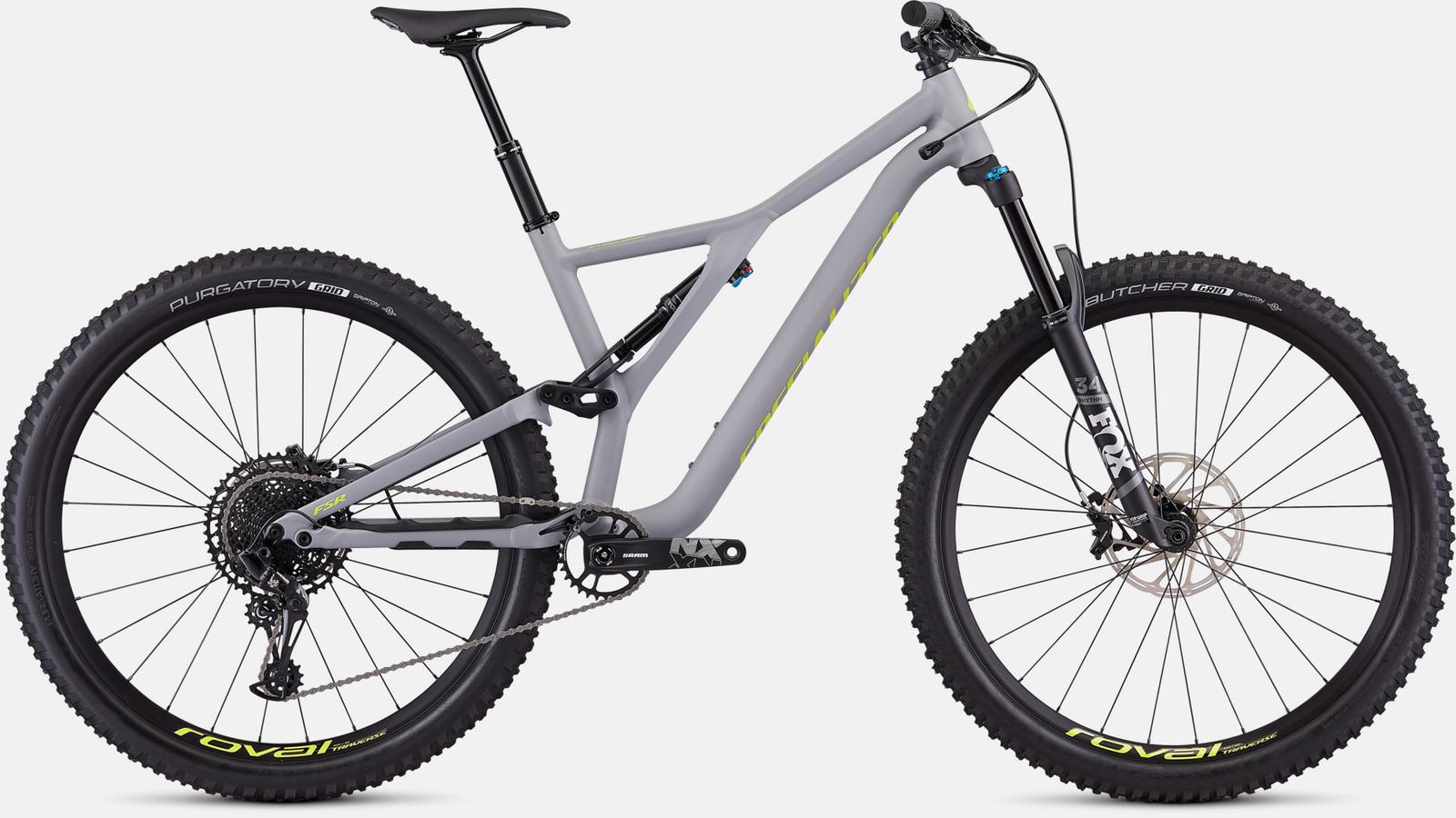 Paint for 2019 Specialized Men's Stumpjumper Comp Alloy 29 - 12-speed - Satin Cool Grey