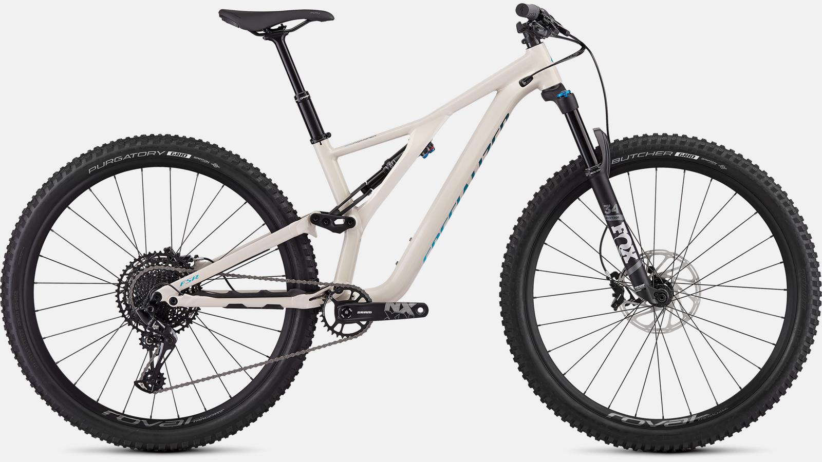 Paint for 2019 Specialized Women's Stumpjumper ST Comp Alloy 29 12-speed - Gloss White Mountains