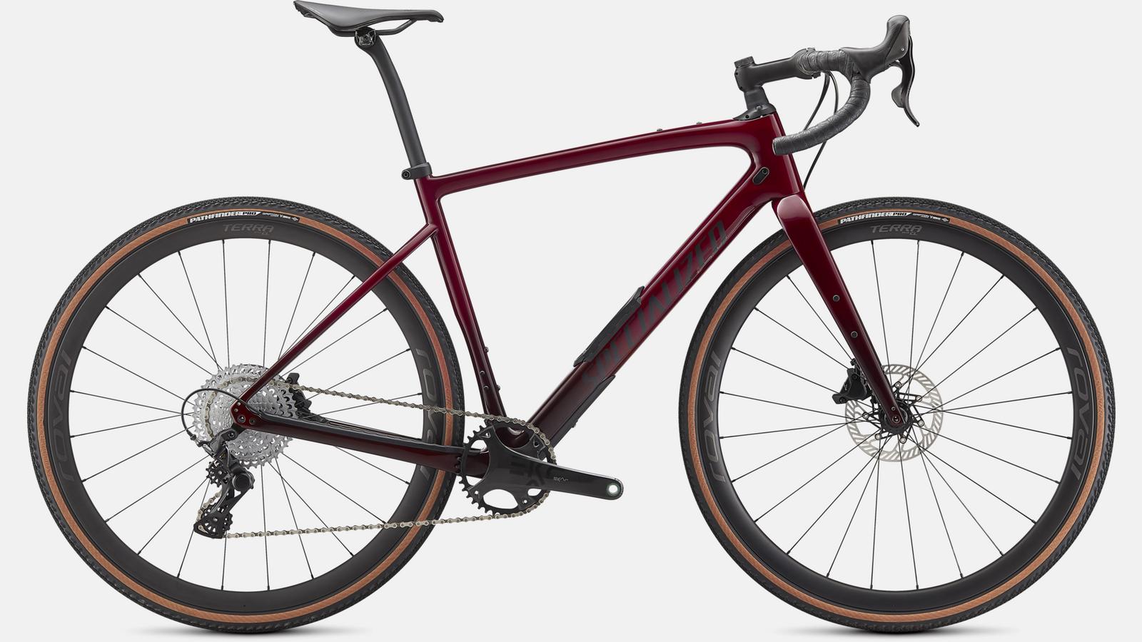 Paint for 2021 Specialized Diverge Pro Carbon – Campagnolo LTD - Gloss Maroon