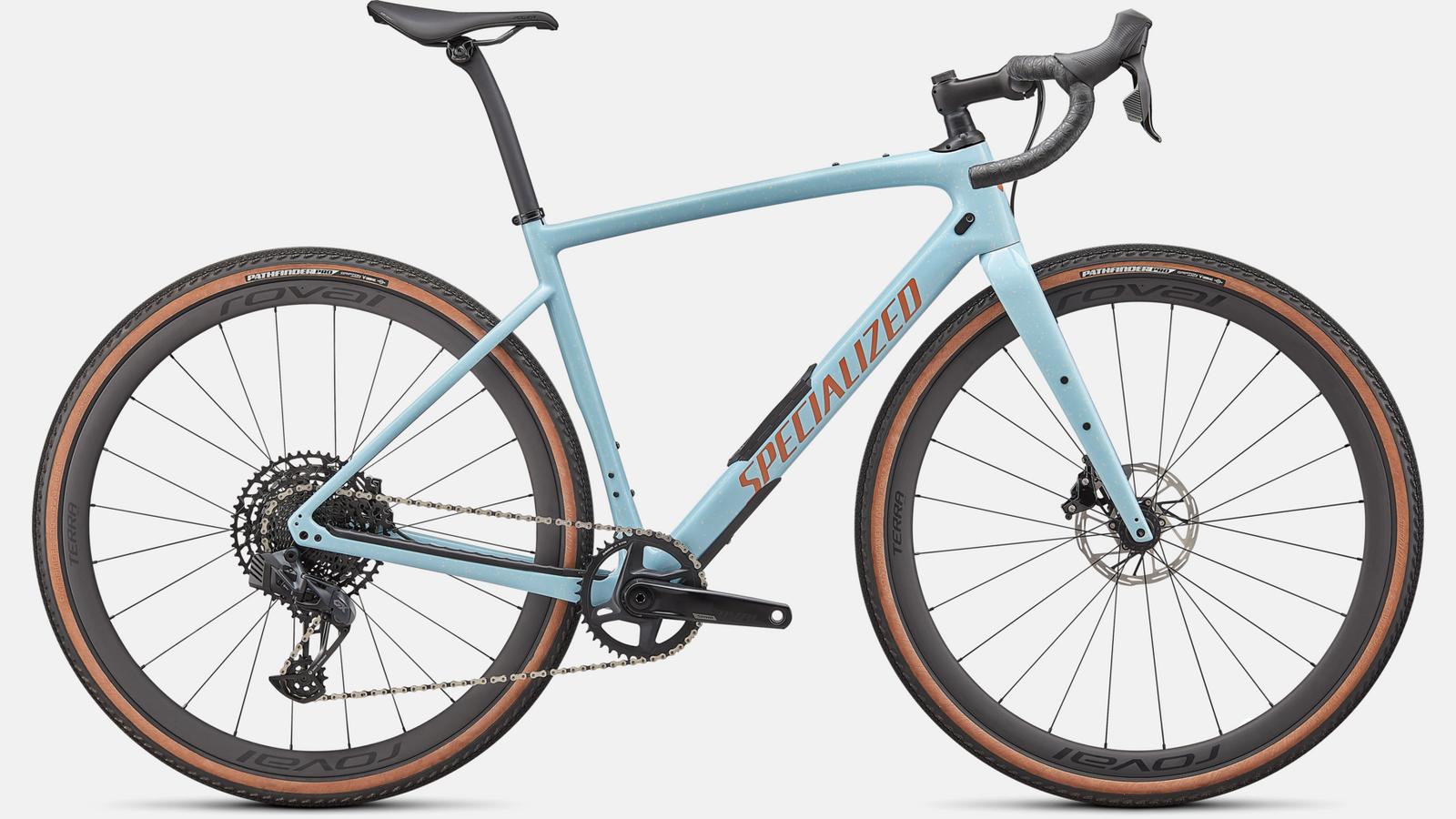 Paint for 2022 Specialized Diverge Expert Carbon - Gloss Arctic Blue