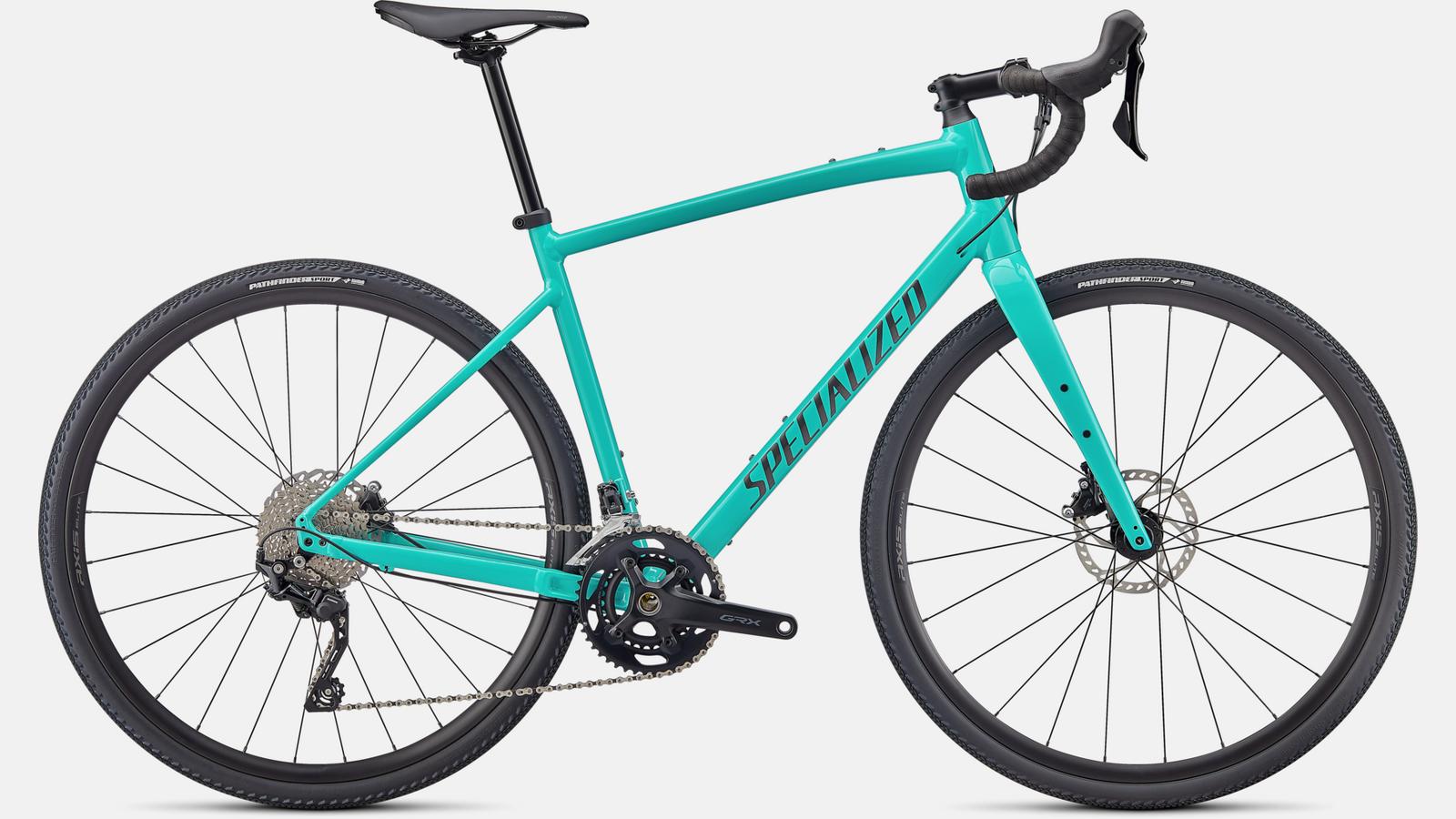 Paint for 2022 Specialized Diverge Elite E5 - Gloss Lagoon Blue