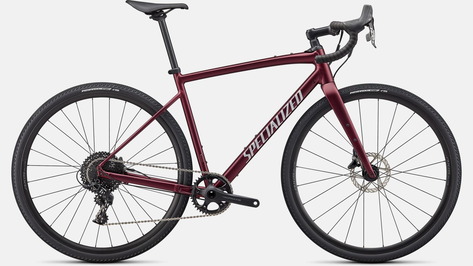 Paint for 2022 Specialized Diverge Comp E5 - Satin Maroon