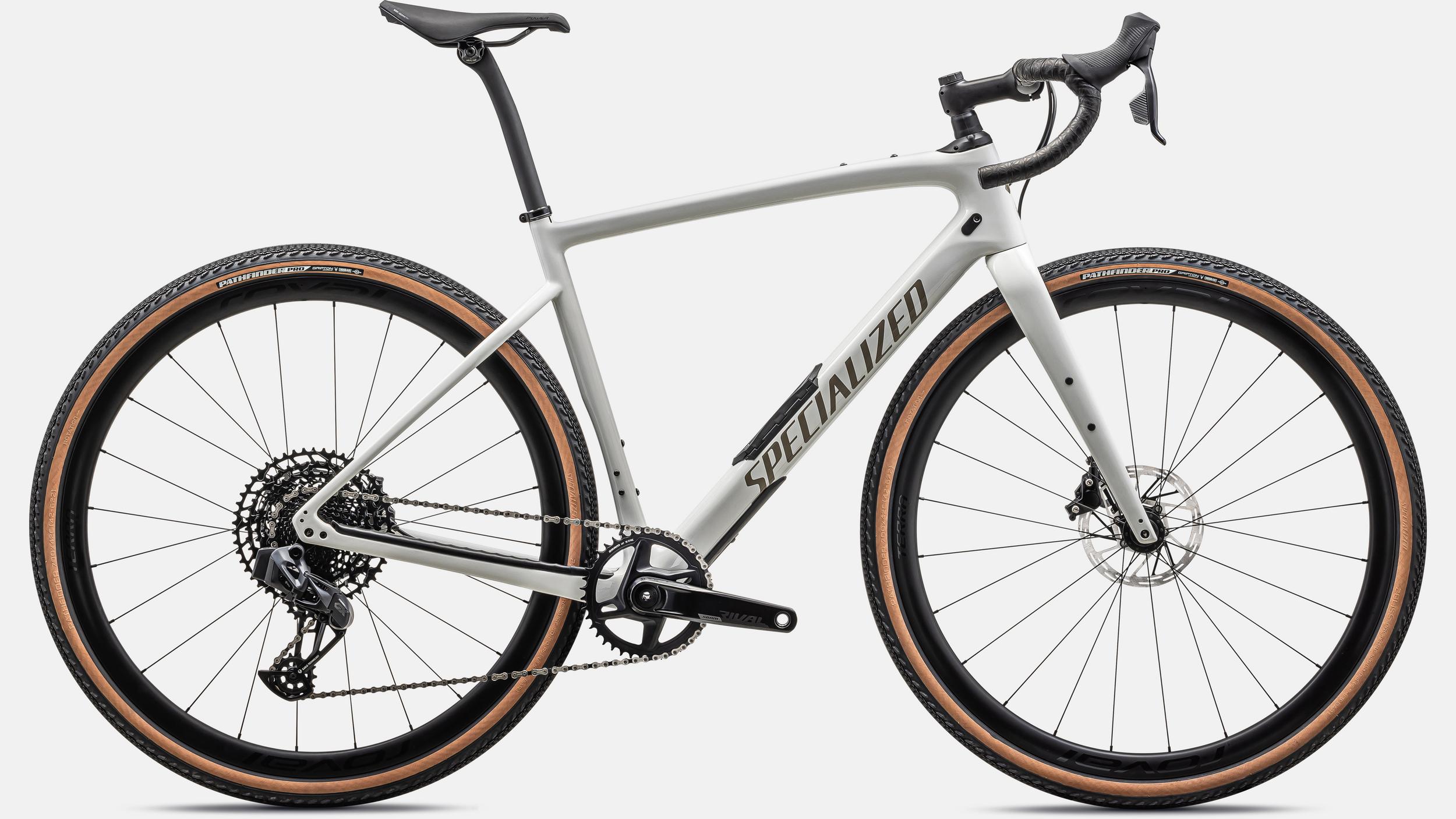 Paint for 2023 Specialized Diverge Expert Carbon - Gloss Dune White