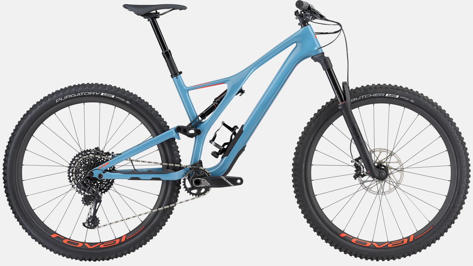 Paint for 2018 Specialized Men's Stumpjumper Expert 29 - Gloss Storm Grey