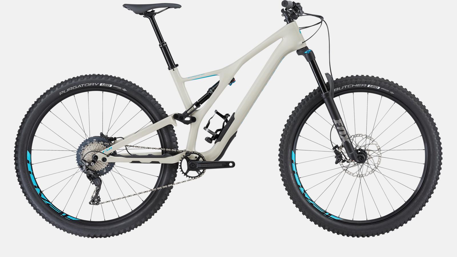 Paint for 2018 Specialized Men's Stumpjumper Comp Carbon 29 - Gloss White Mountains