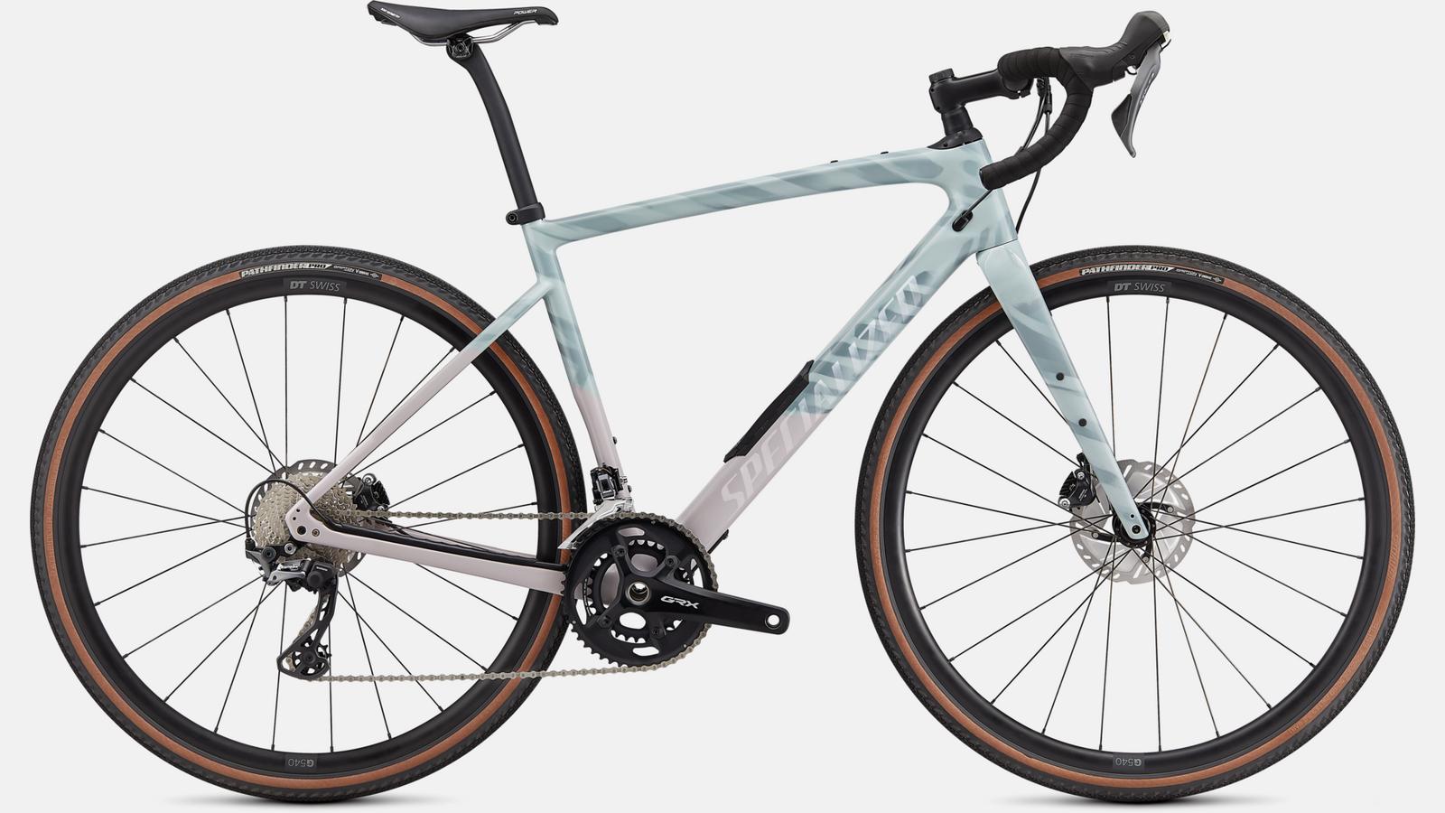 Paint for 2021 Specialized Diverge Comp Carbon - Gloss Ice Blue