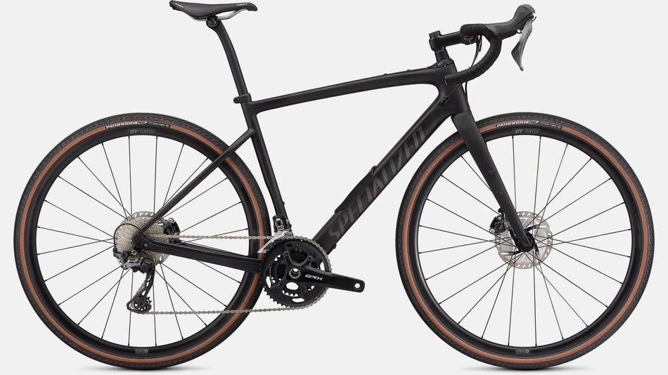 Paint for 2021 Specialized Diverge Comp Carbon - Satin Carbon