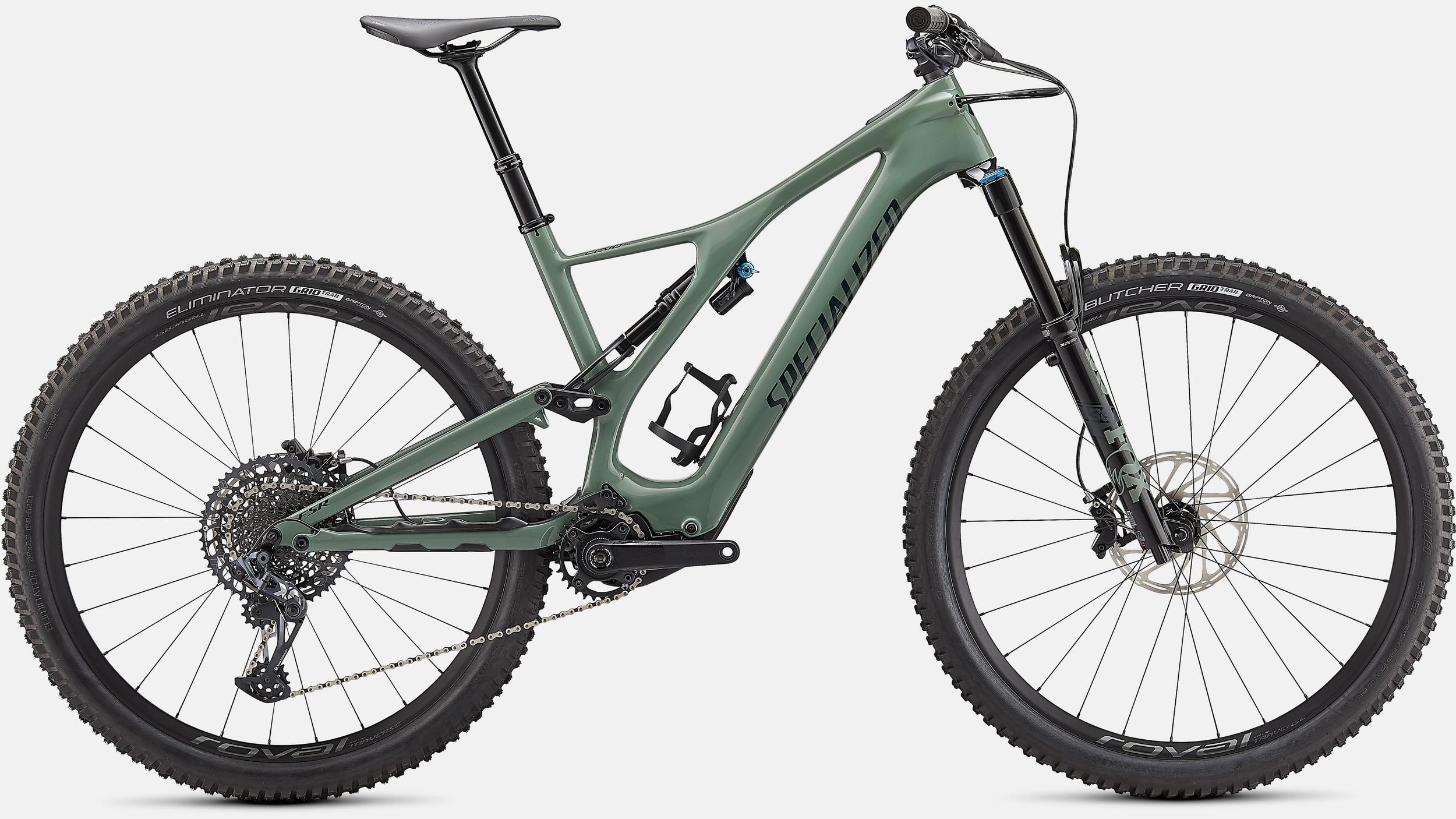 Paint for 2022 Specialized Turbo Levo SL Expert Carbon - Gloss Sage Green
