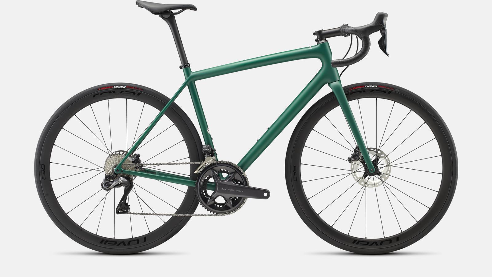 Paint for 2022 Specialized Aethos Expert - Gloss Pine Green