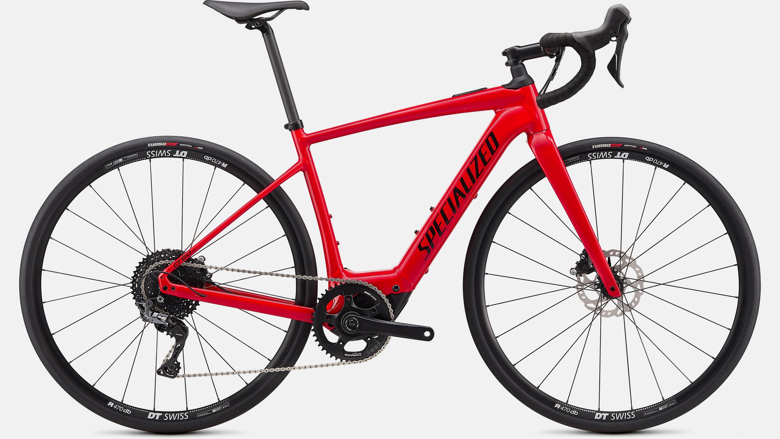 Paint for 2022 Specialized Turbo Creo SL E5 Comp - Gloss Flo Red