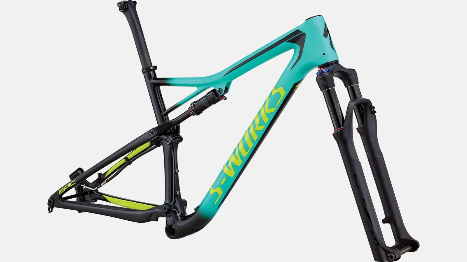 Paint for 2018 Specialized Men's S - Works Epic Frameset - Gloss Acid Mint - Rotaris B.V.