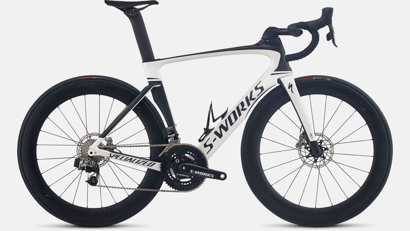 Paint for 2018 Specialized S - Works Venge ViAS Disc eTap - Gloss Metallic White - Rotaris B.V.