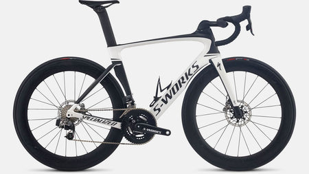 Paint for 2018 Specialized S - Works Venge ViAS Disc eTap - Gloss Metallic White - Rotaris B.V.