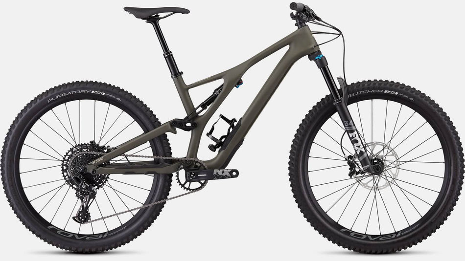 Paint for 2019 Specialized Men's Stumpjumper ST Comp Carbon 27.5 -  12 - speed - Satin Oak Green - Rotaris B.V.