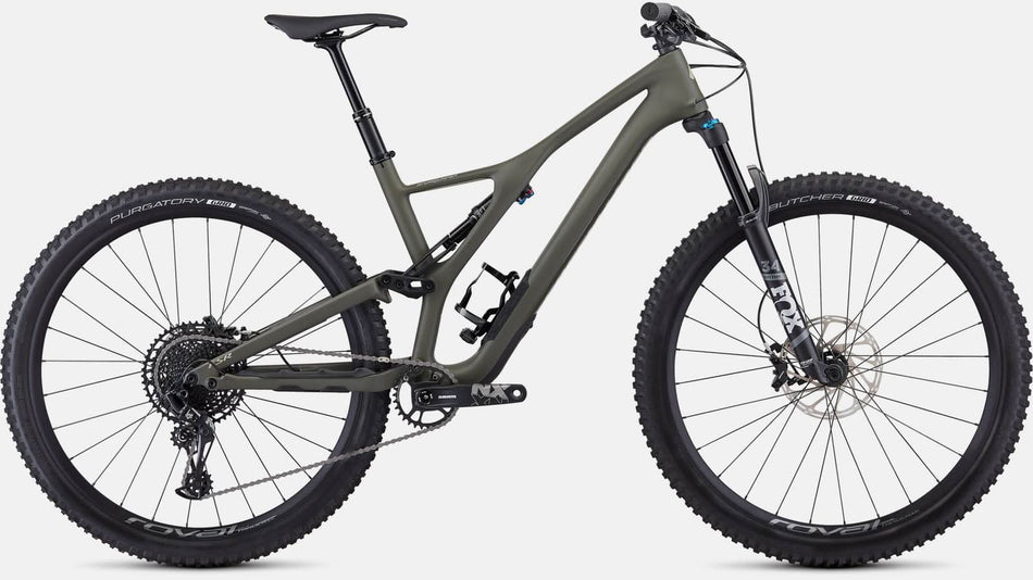Paint for 2019 Specialized Men's Stumpjumper ST Comp Carbon 29 -  12 - speed - Satin Oak Green - Rotaris B.V.