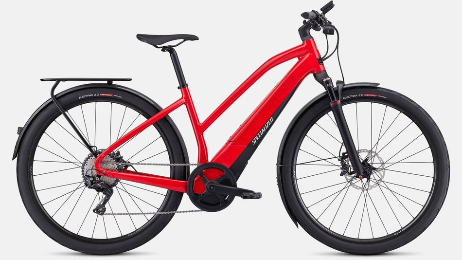 Paint for 2019 Specialized Women's Turbo Vado 6.0 - Satin Flo Red - Rotaris B.V.