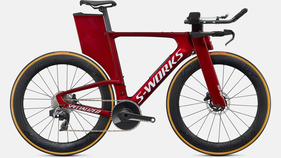 Paint for 2020 Specialized S - Works Shiv Disc - SRAM RED eTap AXS - Gloss Metallic Crimson - Rotaris B.V.