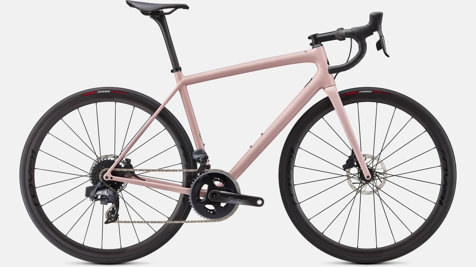 Paint for 2021 Specialized Aethos Pro - SRAM Force eTap AXS - Gloss Blush - Rotaris B.V.