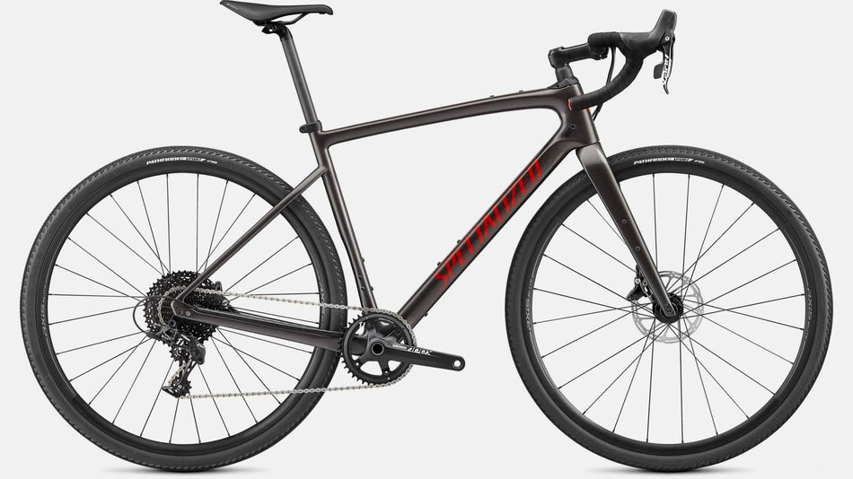 Paint for 2021 Specialized Diverge Base Carbon - Gloss Smoke - Rotaris B.V.