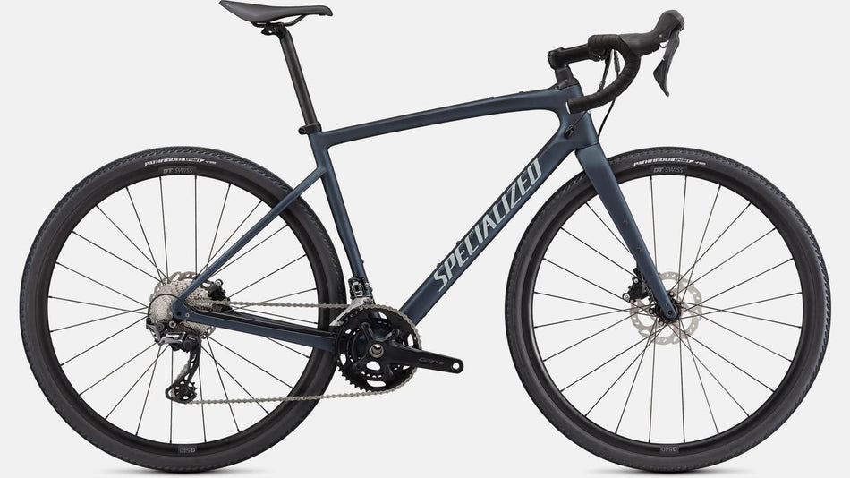 Paint for 2021 Specialized Diverge Sport Carbon - Satin Cast Blue Metallic - Rotaris B.V.