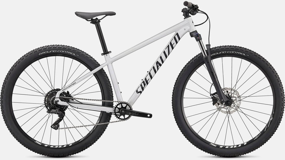 Paint for 2021 Specialized Rockhopper Comp 27.5 - Gloss Metallic White Silver - Rotaris B.V.