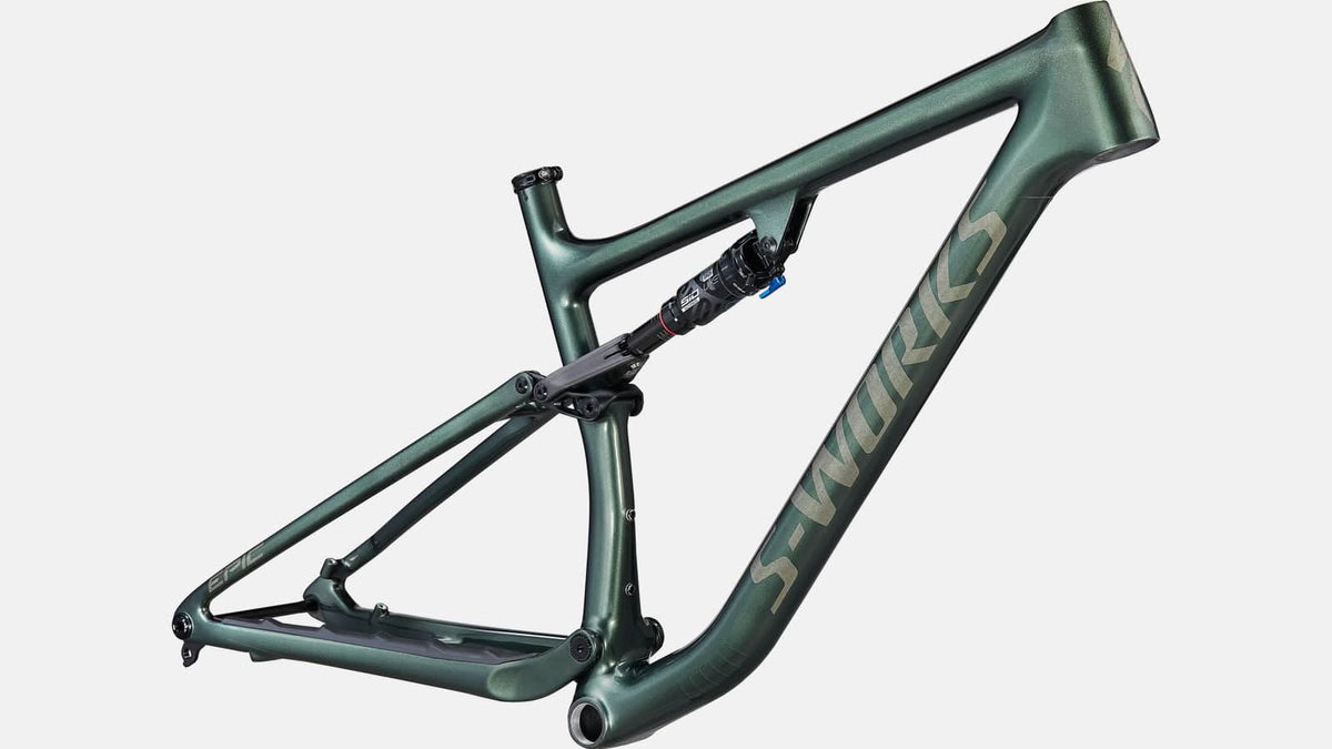Paint for 2021 Specialized S - Works Epic EVO Frameset - Gloss Oak Green Metallic - Rotaris B.V.