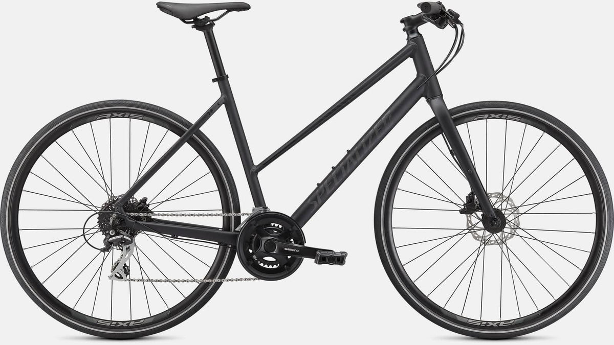 Paint for 2021 Specialized Sirrus 2.0 Step Through - Satin Cast Black - Rotaris B.V.