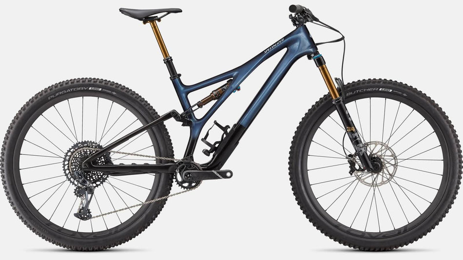 Paint for 2021 Specialized Stumpjumper Pro - Gloss Cast Blue Metallic - Rotaris B.V.