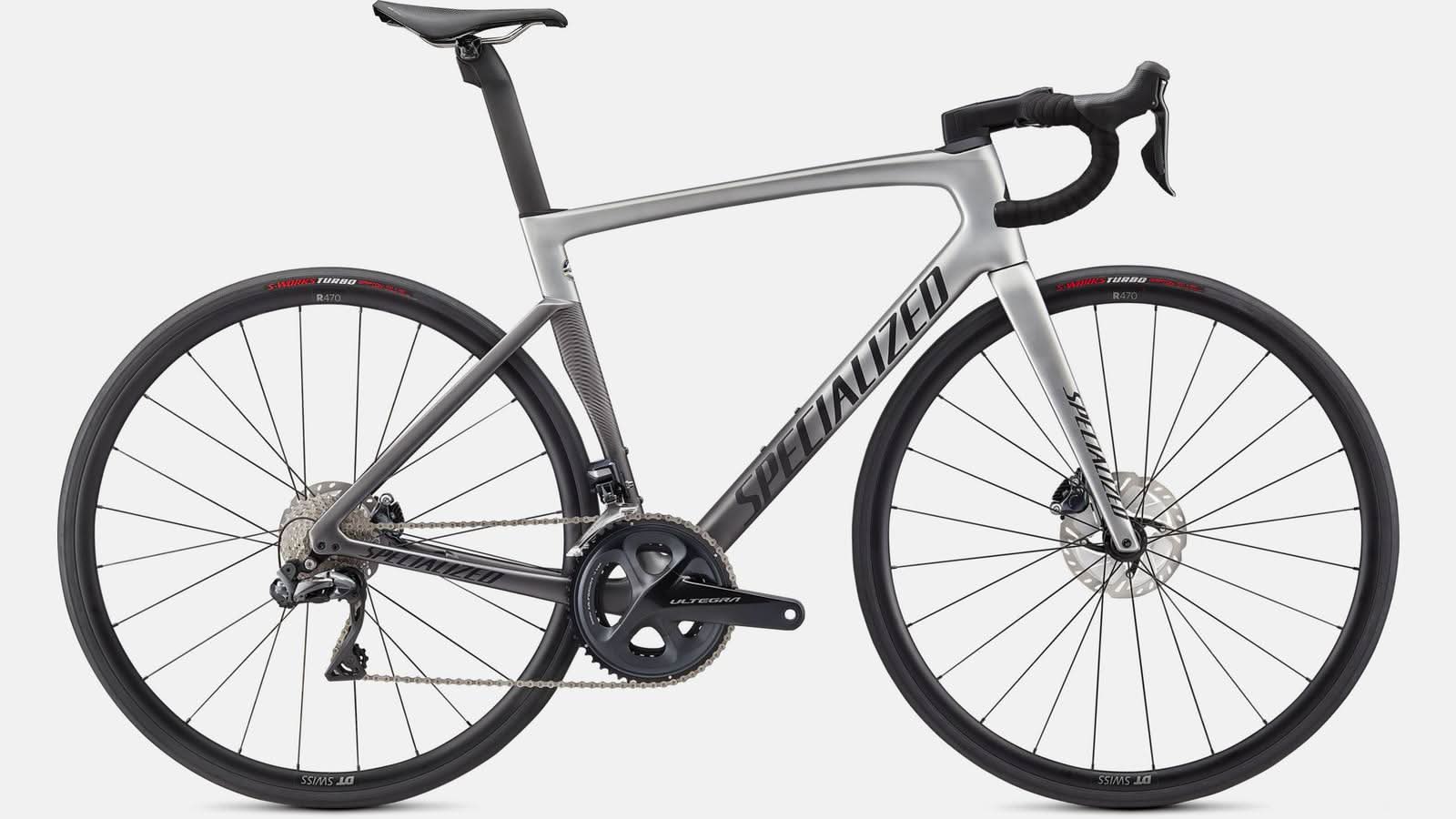 Paint for 2021 Specialized Tarmac SL7 Expert - Ultegra Di2 - Satin Light Silver - Rotaris B.V.