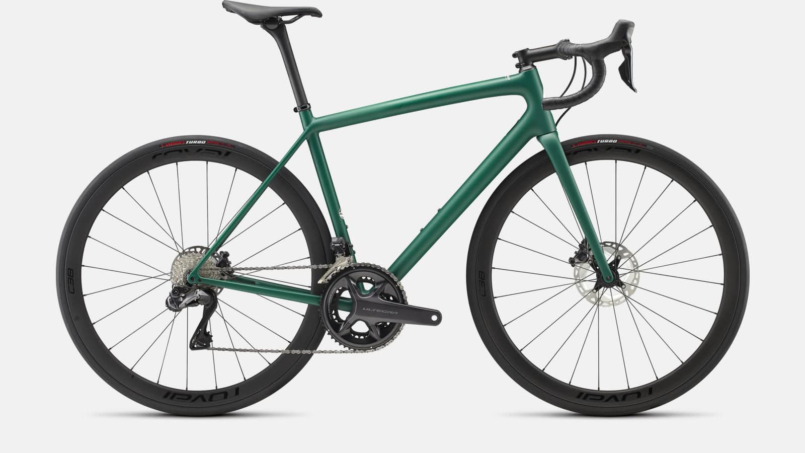 Paint for 2022 Specialized Aethos Expert - Gloss Pine Green - Rotaris B.V.