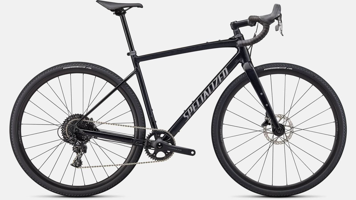 Paint for 2022 Specialized Diverge Comp E5 - Gloss Tarmac Black - Rotaris B.V.