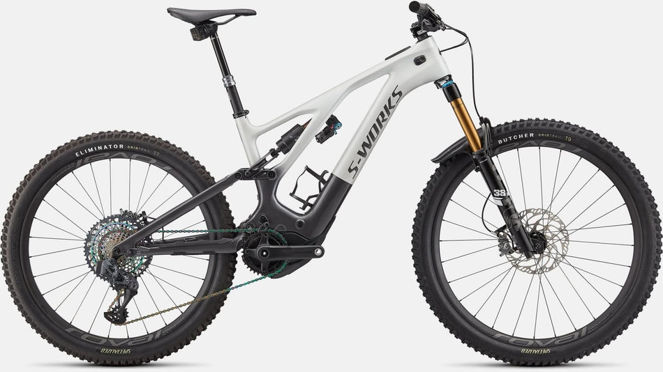 Paint for 2022 Specialized S - Works Turbo Levo - Gloss Metallic White Silver - Rotaris B.V.