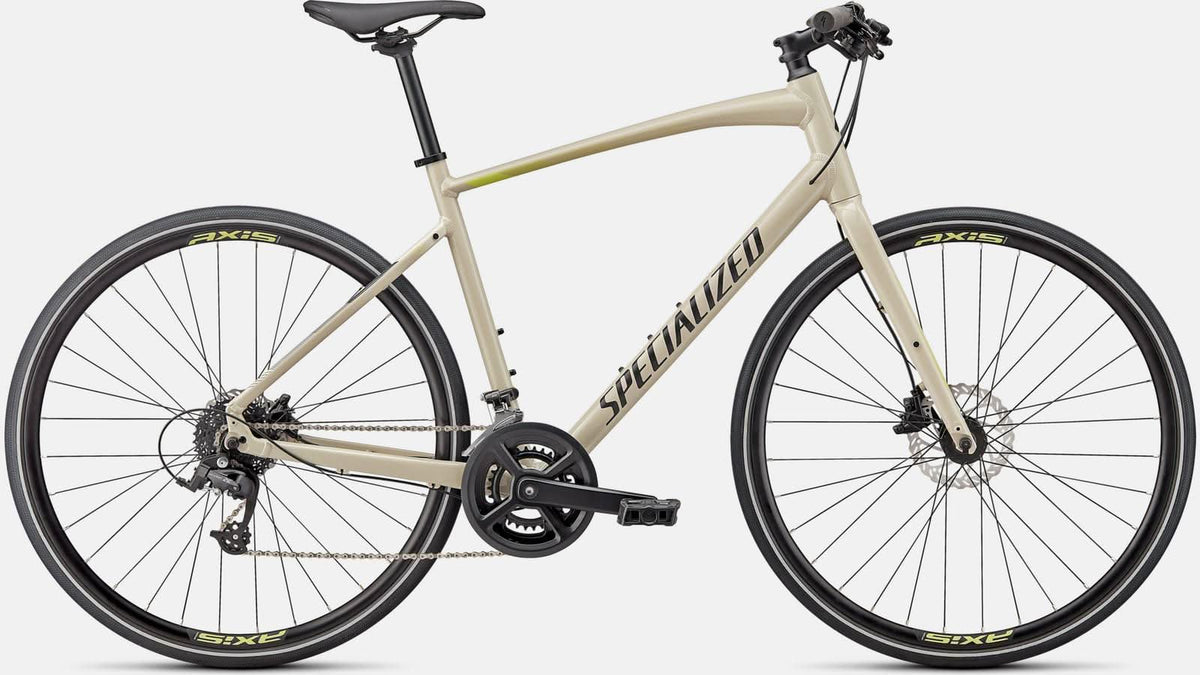 Paint for 2022 Specialized Sirrus 2.0 - Gloss White Mountains - Rotaris B.V.