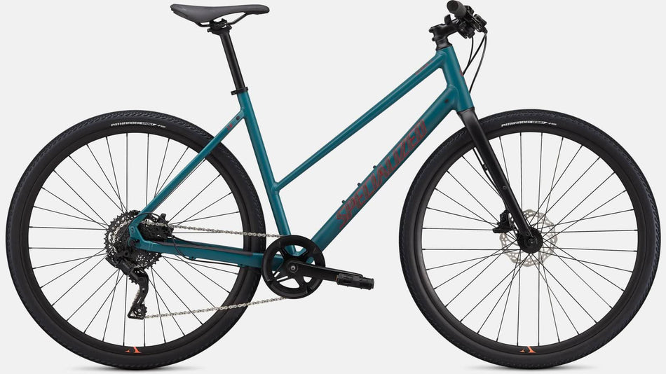 Paint for 2022 Specialized Sirrus X 2.0 Step - Through - Gloss Dusty Turquoise - Rotaris B.V.