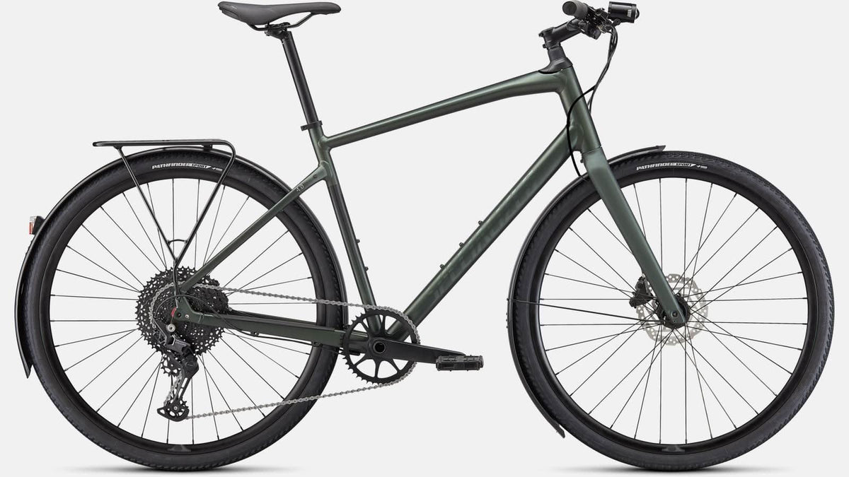 Paint for 2022 Specialized Sirrus X 4.0 EQ - Satin Oak Green Metallic - Rotaris B.V.