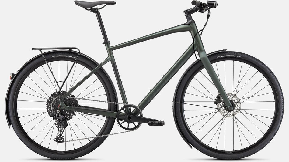 Paint for 2022 Specialized Sirrus X 4.0 EQ - Satin Oak Green Metallic - Rotaris B.V.