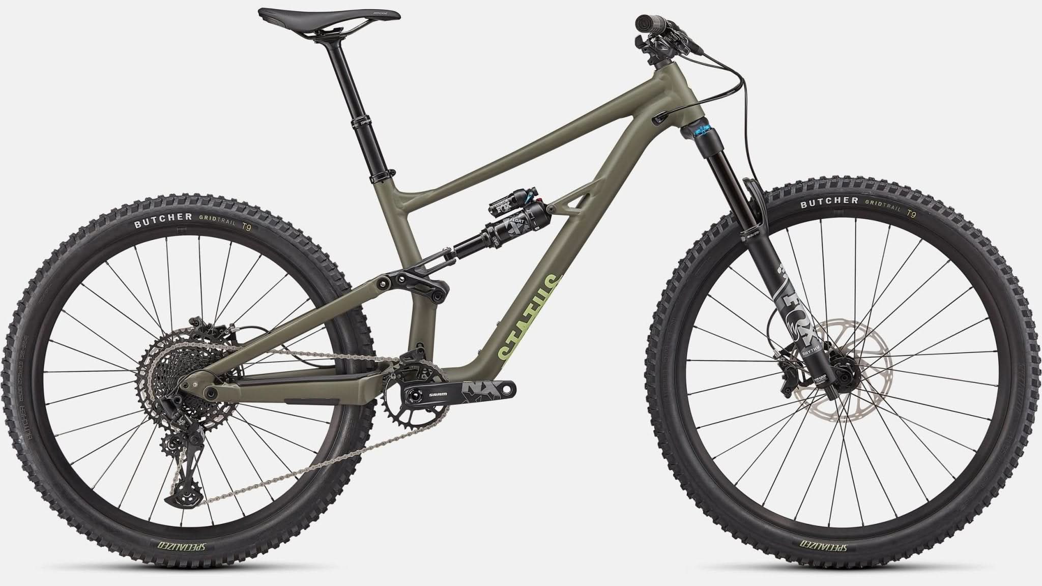 Paint for 2022 Specialized Status 140 - Satin Oak Green - Rotaris B.V.