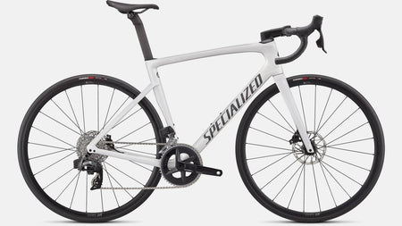 Paint for 2022 Specialized Tarmac SL7 Comp - Rival eTap AXS - Gloss Metallic White Silver - Rotaris B.V.