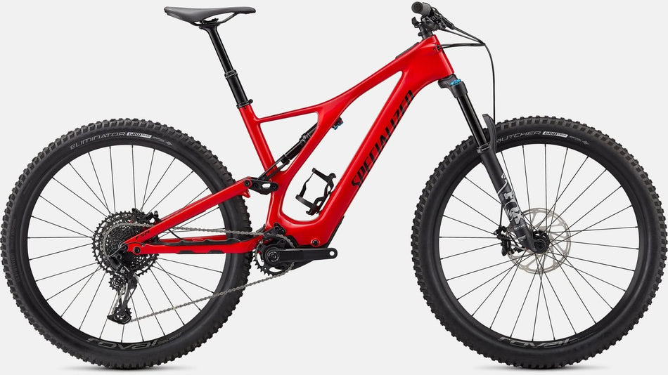 Paint for 2022 Specialized Turbo Levo SL Comp Carbon - Gloss Flo Red - Rotaris B.V.