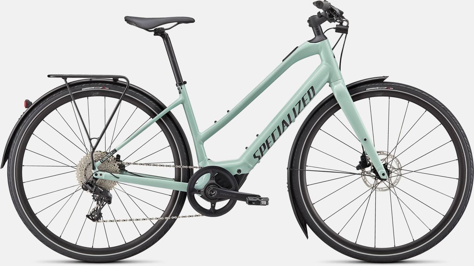Paint for 2022 Specialized Turbo Vado SL 4.0 Step - Through EQ - Gloss White Sage - Rotaris B.V.