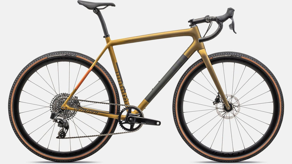 Paint for 2023 Specialized Crux Expert - Satin Harvest Gold Metallic - Rotaris B.V.