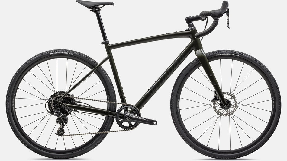Paint for 2023 Specialized Diverge Comp E5 - Gloss Dark Moss Green - Rotaris B.V.