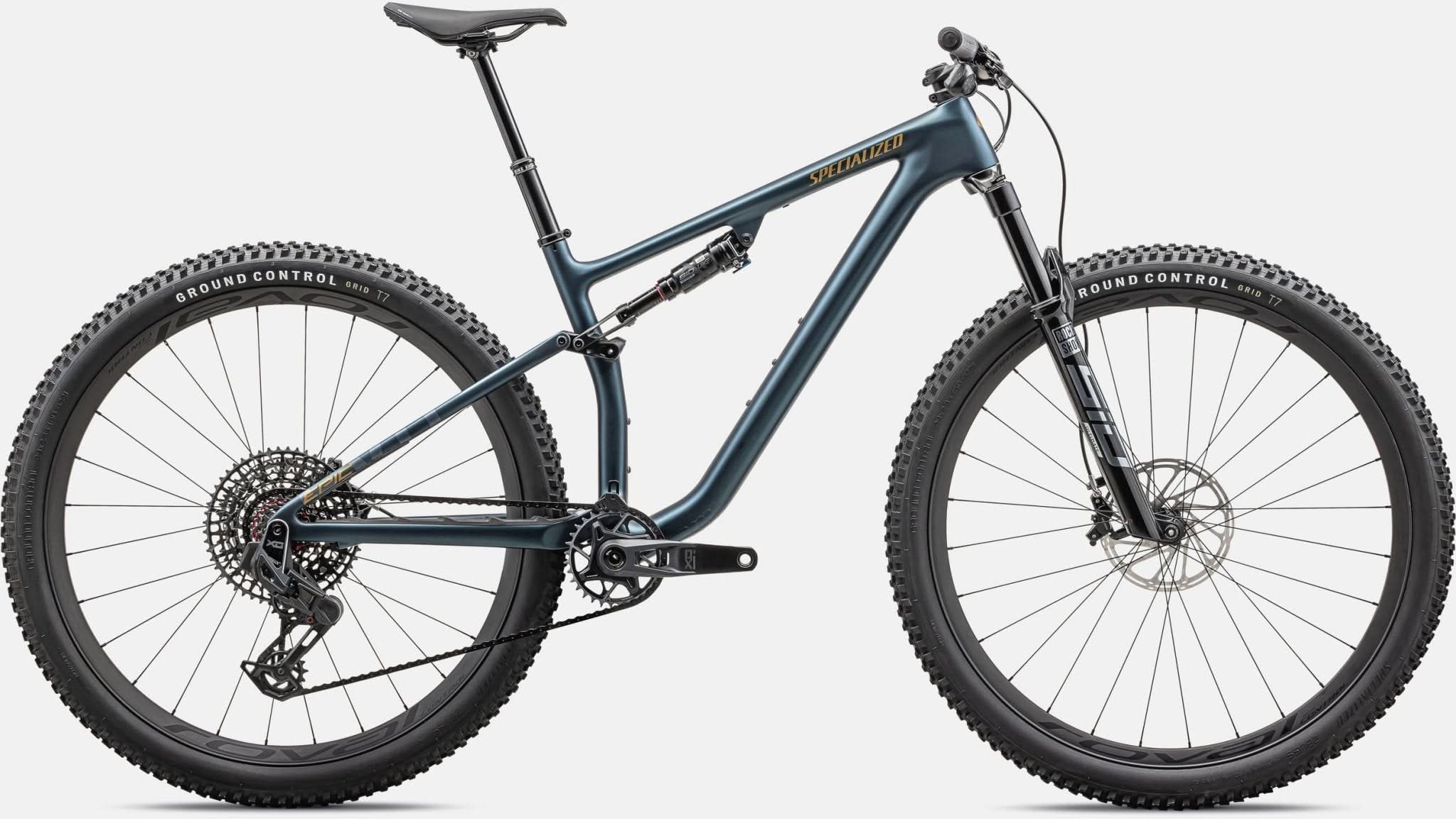 Paint for 2023 Specialized Epic EVO Pro LTD - Satin Metallic Deep Lake - Rotaris B.V.