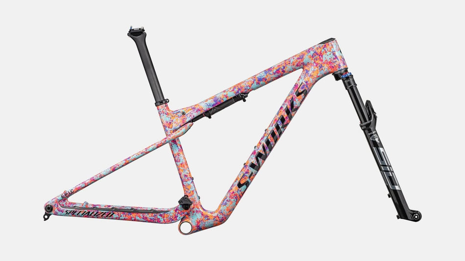 Paint for 2023 Specialized S - Works Epic World Cup Frameset - Gloss Lagoon Blue - Rotaris B.V.
