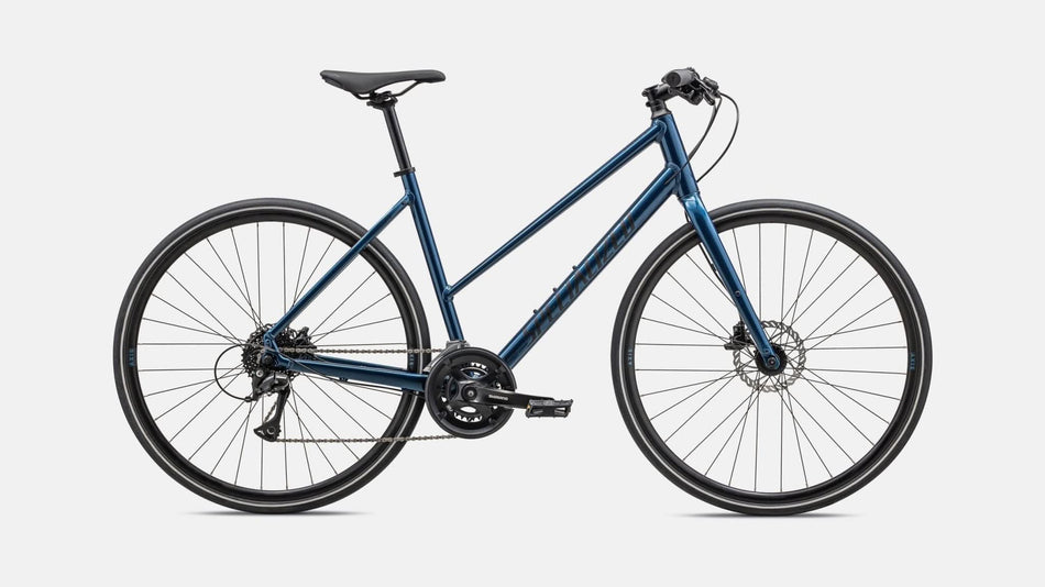 Paint for 2023 Specialized Sirrus 2.0 Step - Through - Gloss Mystic Blue Metallic - Rotaris B.V.
